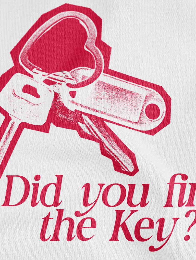 Détail du tee-shirt Find The Key Studio Quorpo
