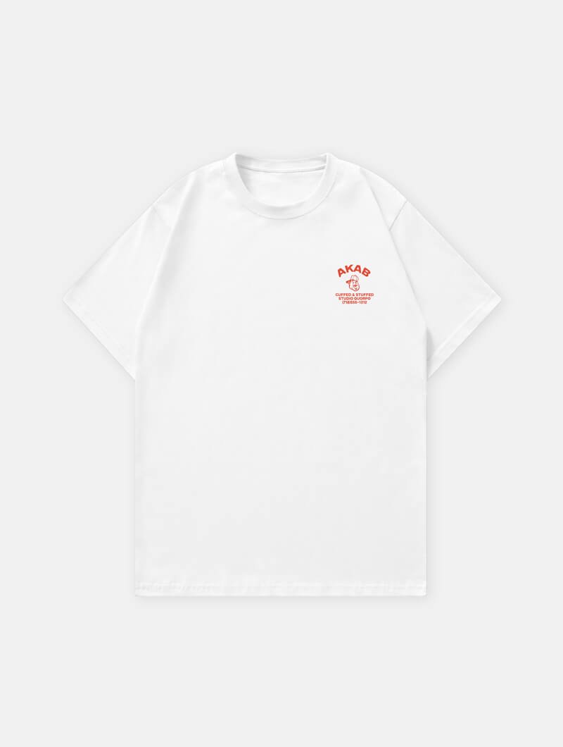 Tee-shirt AKAB blanc Studio Quorpo
