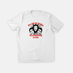 TEE-SHIRT BLANC ME & AND MY FRIENDS