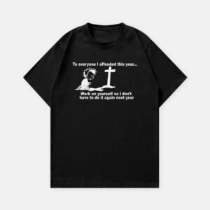 Tee-shirt Offended noir Studio Quorpo – vue de face