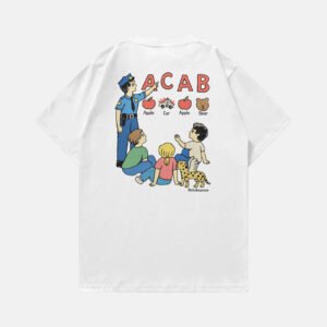 TEE-SHIRT ACAB BLANC [PRÉ-COMMANDE]